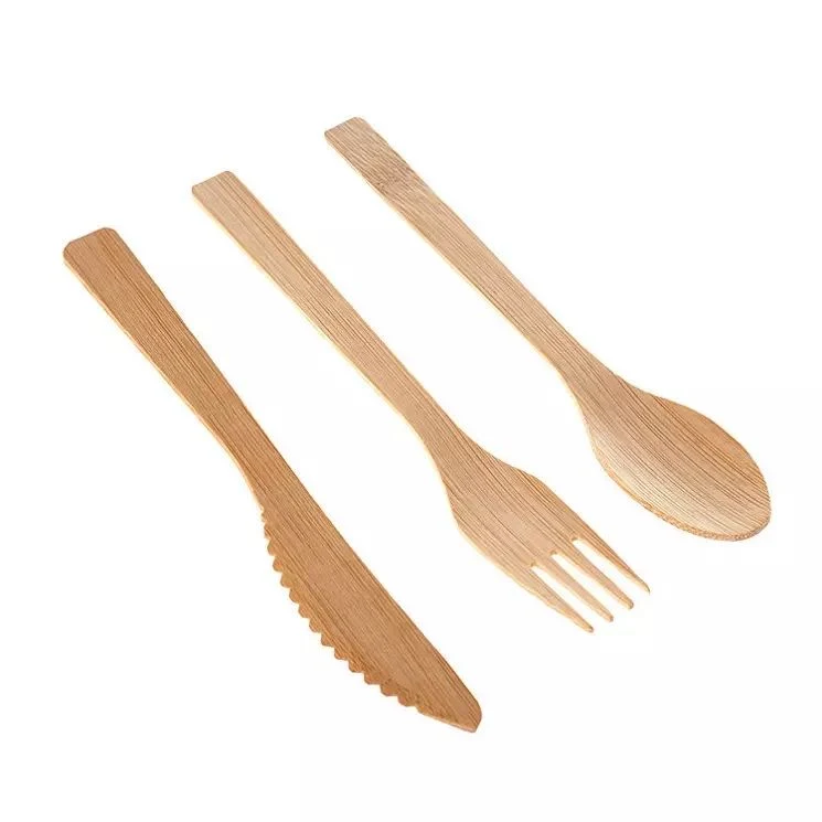 Zhuzhi Disposable Bamboo Wooden Fork Bio-Degradable Disposable in Environment