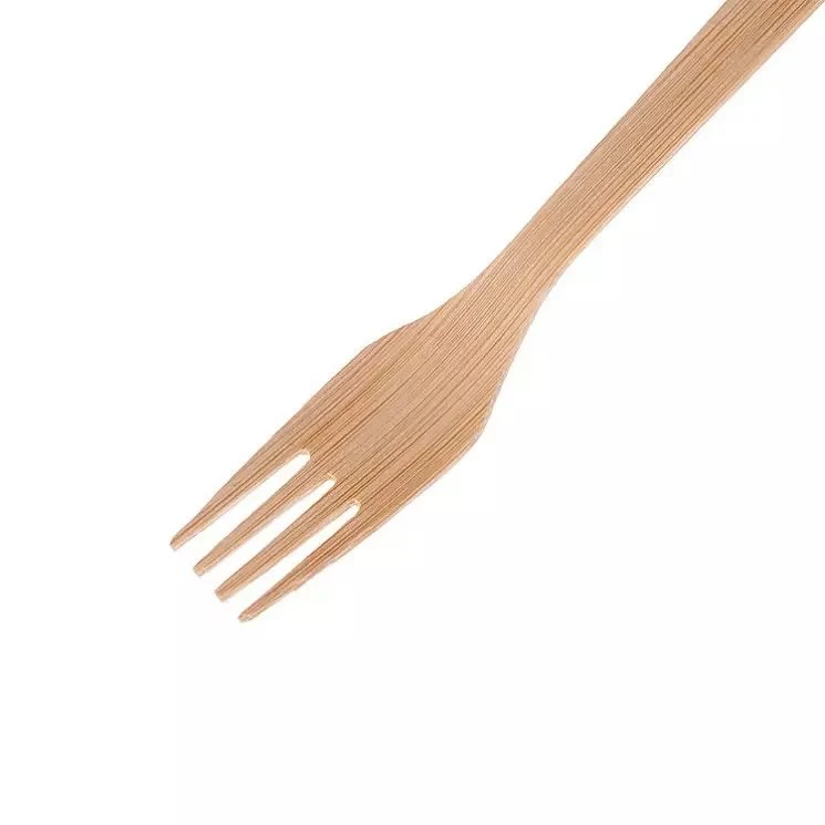 Zhuzhi Disposable Bamboo Wooden Fork Bio-Degradable Disposable in Environment