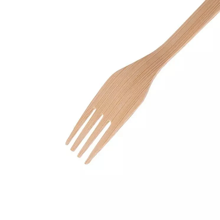 Zhuzhi Disposable Bamboo Wooden Fork Bio-Degradable Disposable in Environment